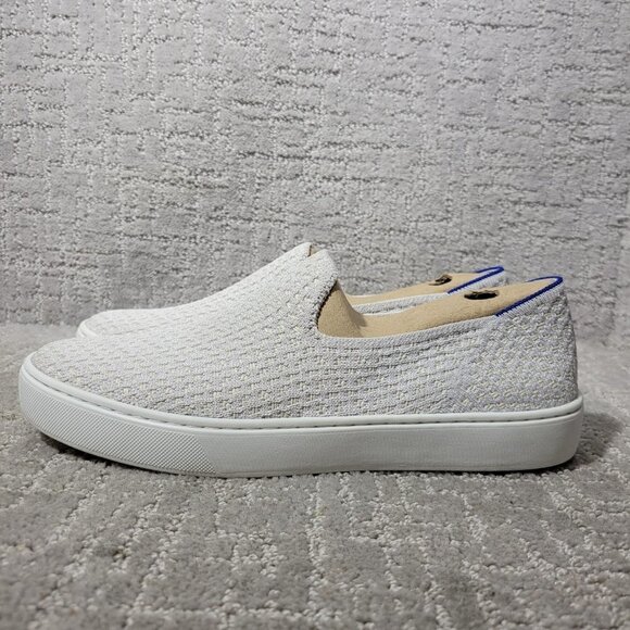 Rothy’s The Sneaker Women's Size 9 US Salt Honey Comfort Slip On Sneakers - Picture 3 of 9